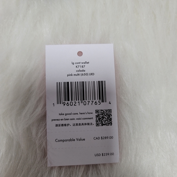 Kate Spade Pineapples Zip around Wallet - Picture 4 of 4